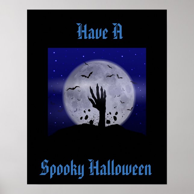 Halloween-Plakat Poster (Vorne)
