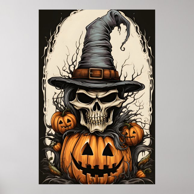 Halloween-Plakat Poster (Vorne)