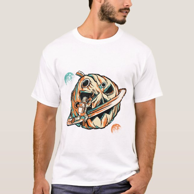 Halloween Planet T-Shirt (Vorderseite)