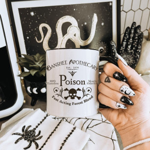 Halloween Poison Tasse, Halloween Tasse, Goth Tass Tasse