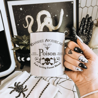 Halloween Poison Tasse, Halloween Tasse, Goth Tass Tasse
