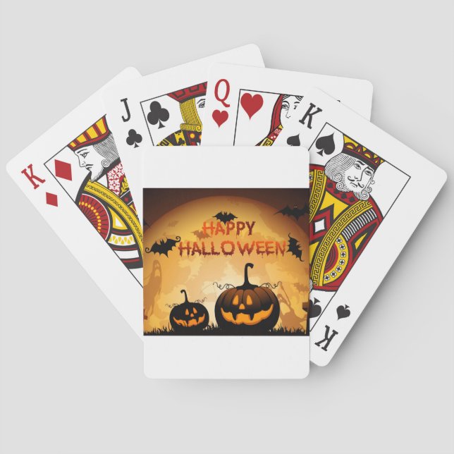 Halloween-Poker-Karten Spielkarten (Rückseite)