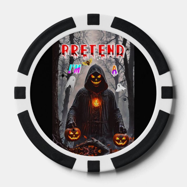 Halloween Pokerchips (Vorderseite)