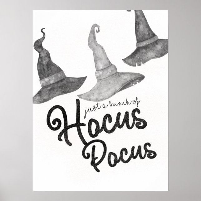 Halloween Pokus Hexen Poster (Vorne)