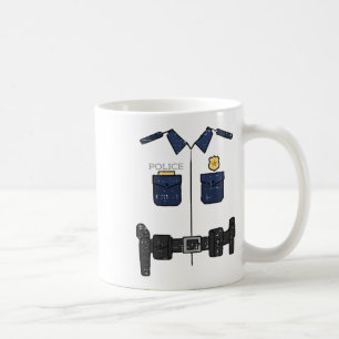 Halloween Polizeibeamter Kostüm Polizist Jungs Kin Kaffeetasse