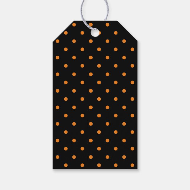 Halloween-Polka-Liebling Geschenkanhänger (Vorderseite)