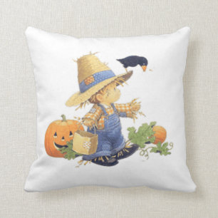 Halloween-Polyester-Wurfkissen/ Vogelscheuche-Jung Kissen