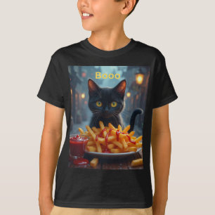Halloween-Pommes Frites mit Catchup T-Shirt