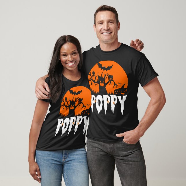 Halloween Poppy Beängstigend 31. Oktober Geschenk T-Shirt (Unisex)