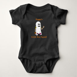 Halloween Poppy's Little Boo Squad Baby Strampler