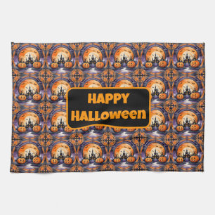 Halloween Popular Pumpkin Autumn Collection Geschirrtuch