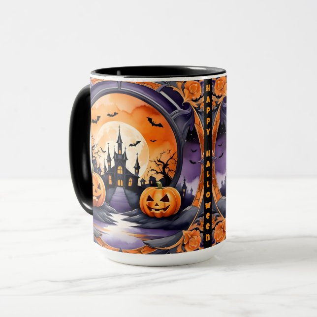 Halloween Popular Pumpkin Autumn Collection Tasse (Vorderseite Links)