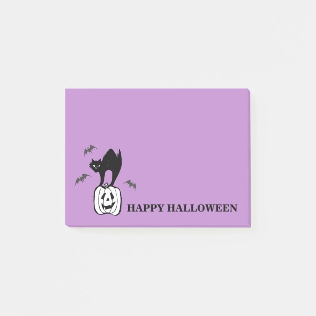 Halloween Post-it Klebezettel (Vorderseite)