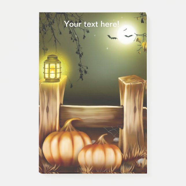 Halloween Post-it Klebezettel (Vorderseite)