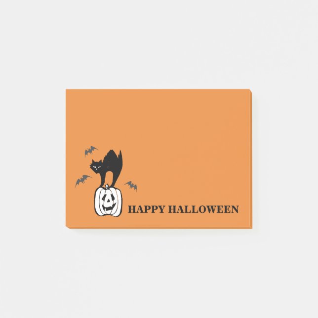 Halloween Post-it Klebezettel (Vorderseite)