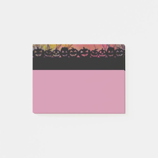 Halloween Post-it Klebezettel (Vorderseite)