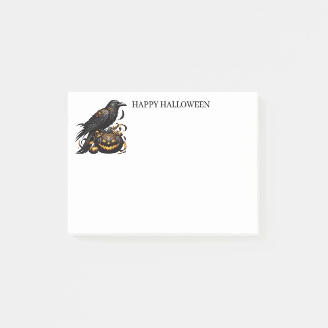 Halloween-Post-it-Notes Post-it Klebezettel (Vorderseite)