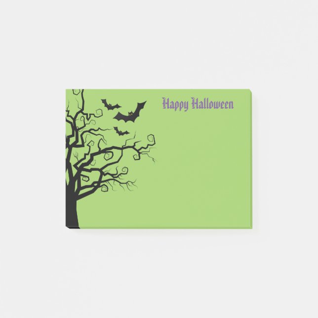 Halloween-Post-it-Notizen Post-it Klebezettel (Vorderseite)