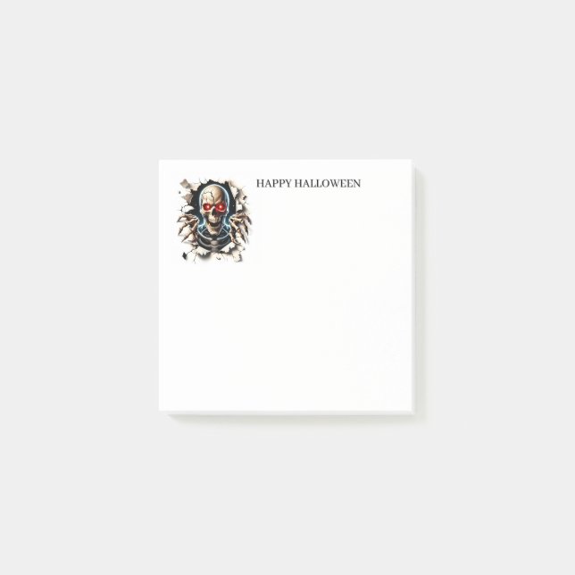 Halloween Post-it-Notizen Post-it Klebezettel (Vorderseite)