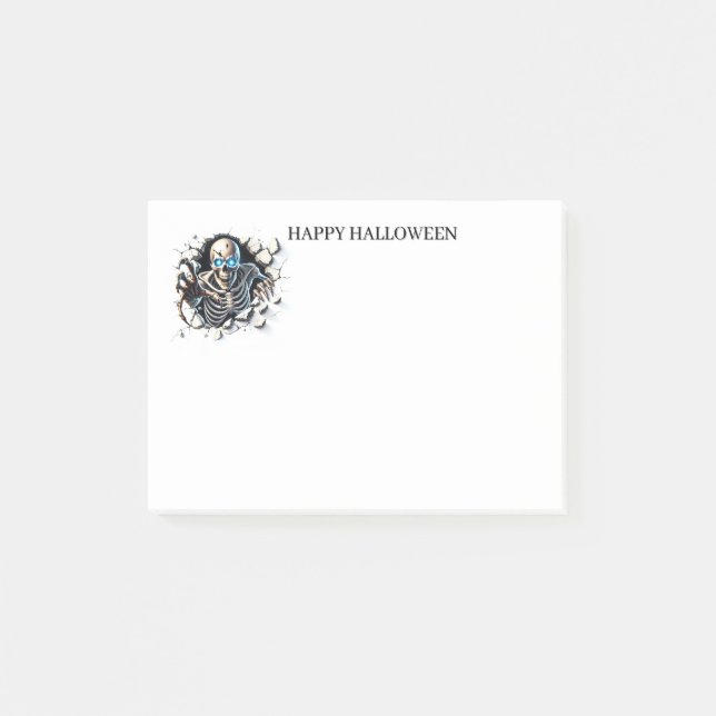 Halloween Post-it-Notizen Post-it Klebezettel (Vorderseite)