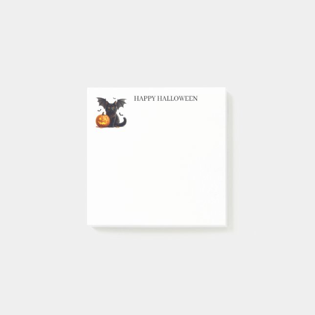 Halloween Post-it-Notizen Post-it Klebezettel (Vorderseite)
