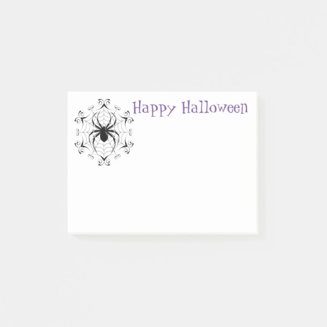 Halloween Post-it-Notizen Post-it Klebezettel (Vorderseite)