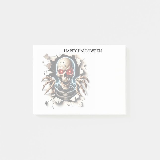 Halloween Post-it-Notizen Post-it Klebezettel (Vorderseite)