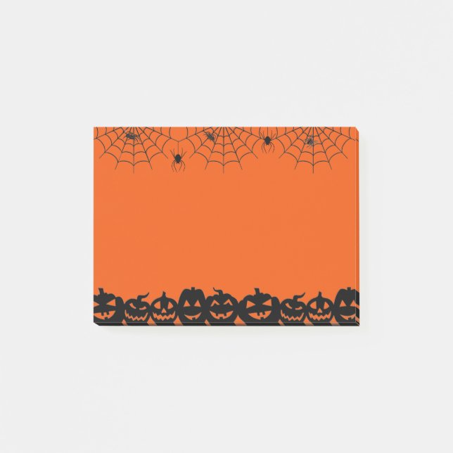 Halloween-Post-Itanmerkungen Post-it Klebezettel (Vorderseite)