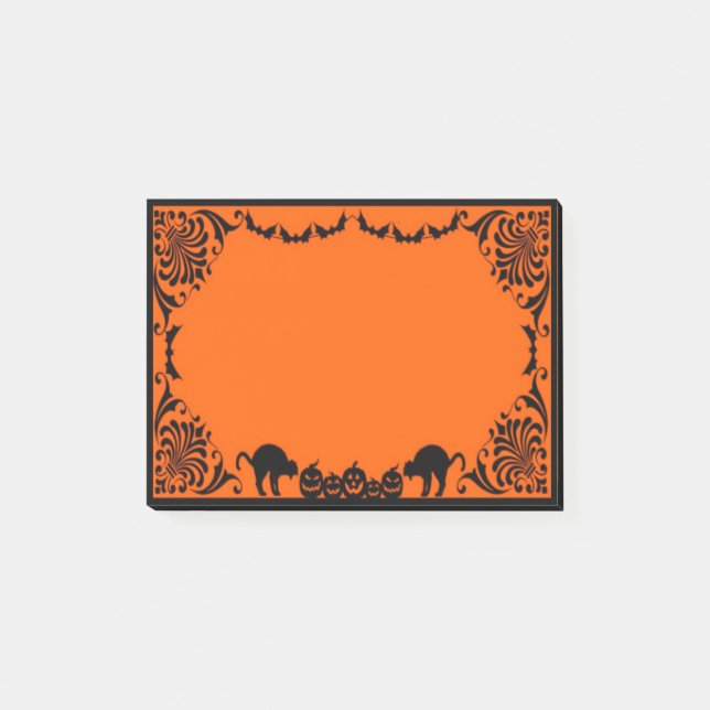 Halloween-Post-ItNotizblock Post-it Klebezettel (Vorderseite)