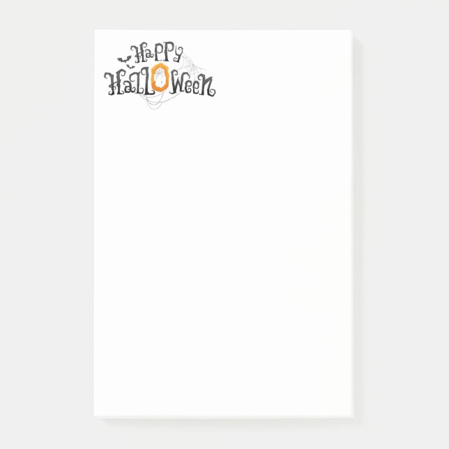 Halloween-Post-Notizen Post-it Klebezettel (Vorderseite)