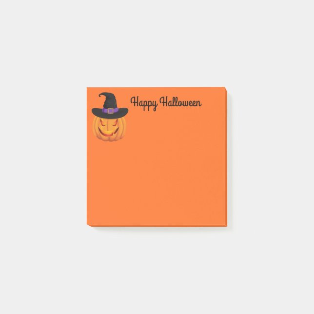 Halloween-Post-Notizen Post-it Klebezettel (Vorderseite)