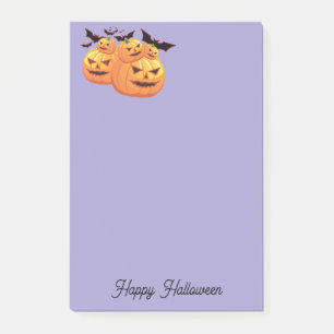 Halloween-Post-Notizen Post-it Klebezettel