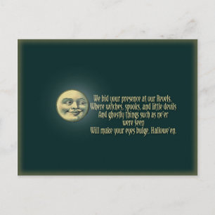 Halloween Postcard Einladung