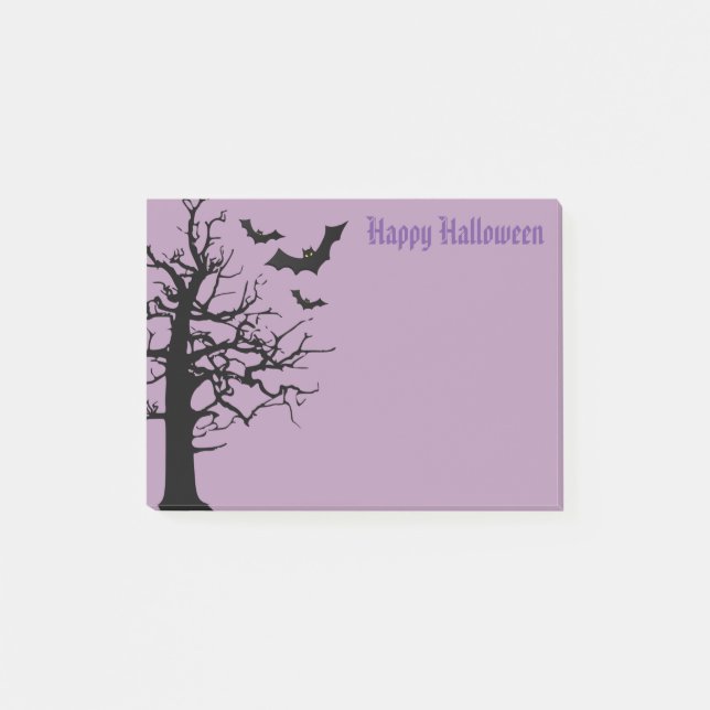 Halloween-Posten-Anmerkungen Post-it Klebezettel (Vorderseite)