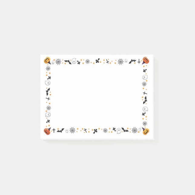 Halloween Posten-es-Anmerkungen Post-it Klebezettel (Vorderseite)