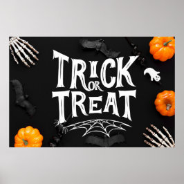 Halloween-Poster für Trick oder Treat Poster