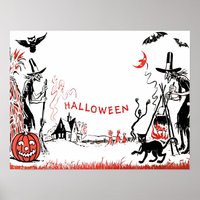 Halloween-Poster Poster (Vorne)