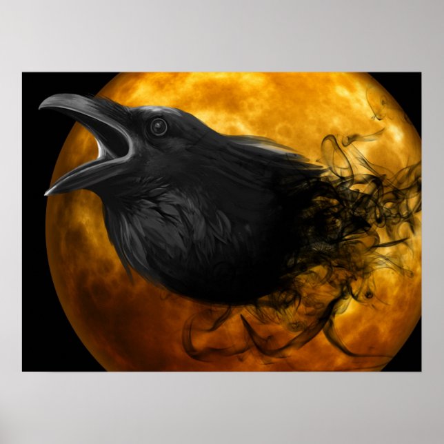 Halloween Poster-Raven Poster (Vorne)