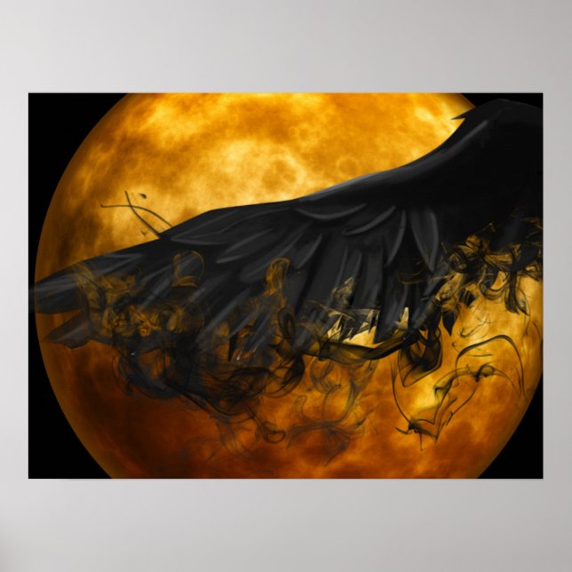 Halloween Poster-Raven Poster (Vorne)