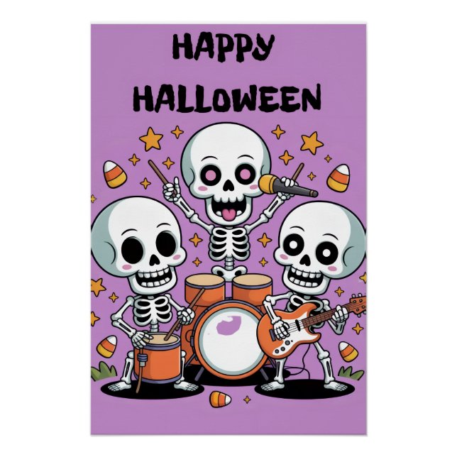 Halloween Poster - Spooky, Fun & Festivals Kunst (Vorderseite)