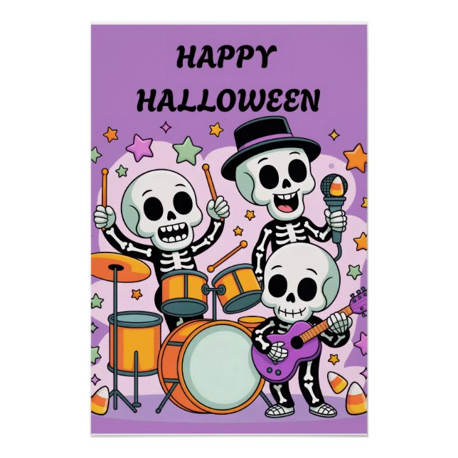 Halloween Poster - Spooky, Fun & Festivals Kunst (Vorderseite)