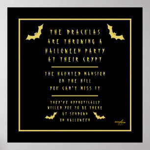 Halloween Poster von Poet Adiela Akoo