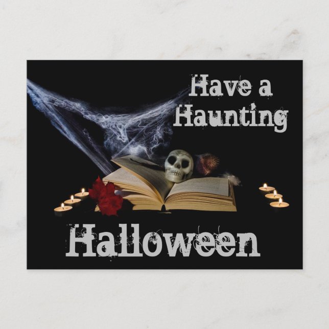 Halloween Postkarte (Vorderseite)