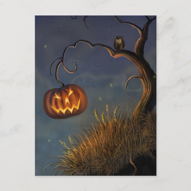 Halloween Postkarte (Vorderseite)