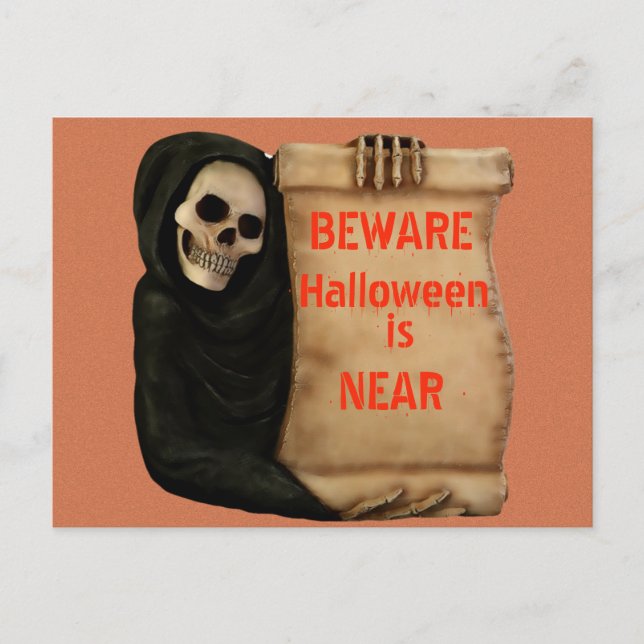 Halloween Postkarte (Vorderseite)