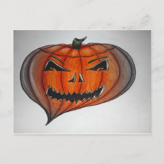 Halloween Postkarte (Vorderseite)