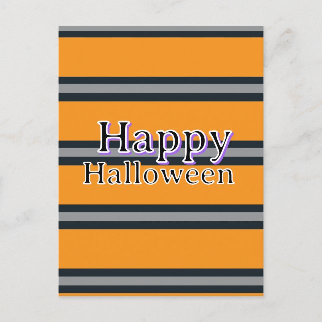 Halloween Postkarte (Vorderseite)