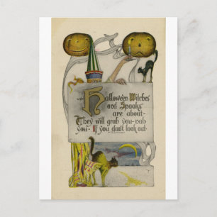 Halloween Postkarte