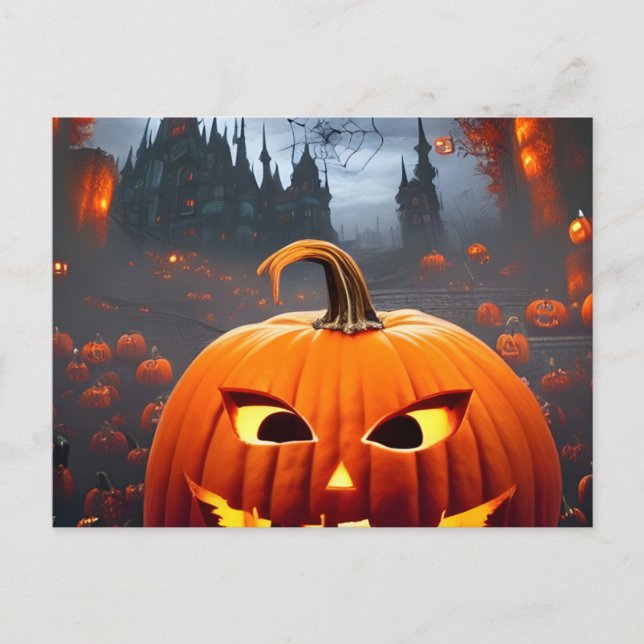 Halloween Postkarte (Vorderseite)