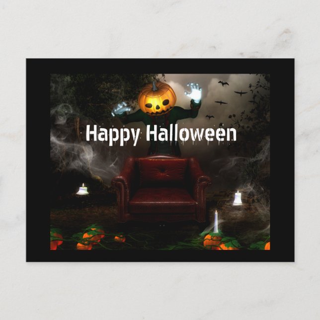 Halloween Postkarte (Vorderseite)